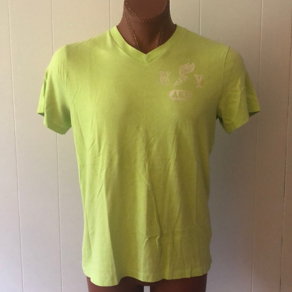 Abercrombie lime green men’s xl tee